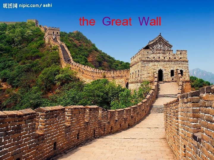 the Great Wall 
