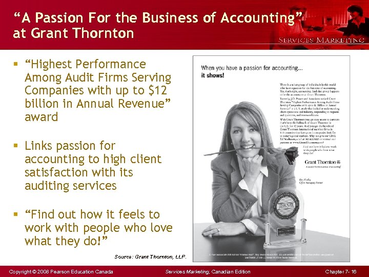 “A Passion For the Business of Accounting” at Grant Thornton § “Highest Performance Among