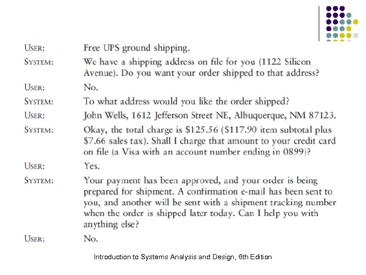 Introduction to Systems Analysis and Design, 6 th Edition 