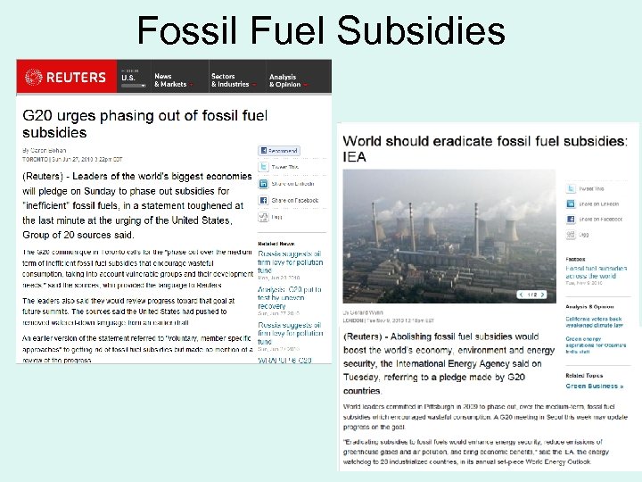 Fossil Fuel Subsidies 