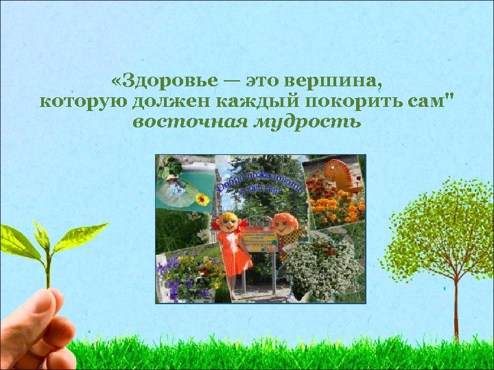  «Здоровье — это вершина, которую должен каждый покорить сам" восточная мудрость 
