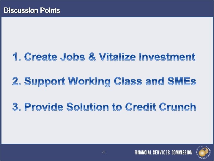 Discussion Points 23 