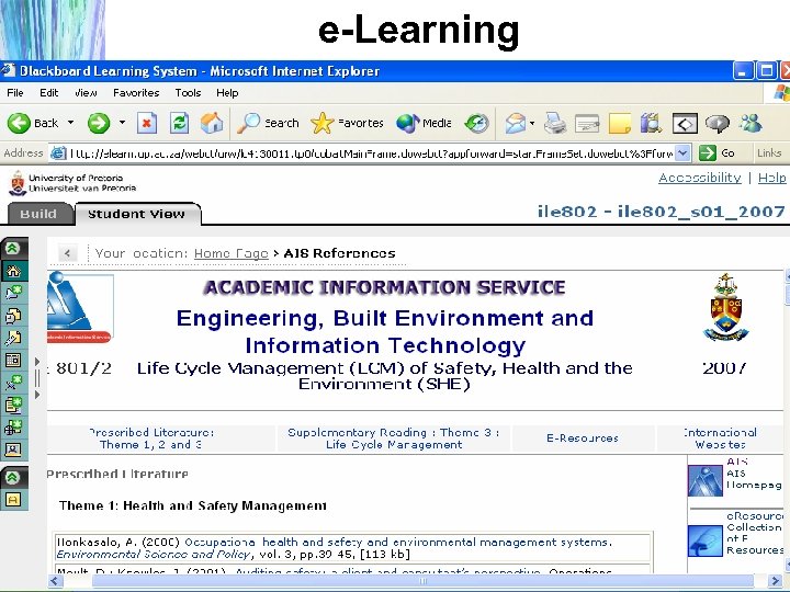 e-Learning 