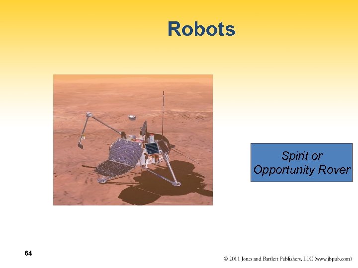 Robots Spirit or Opportunity Rover 64 
