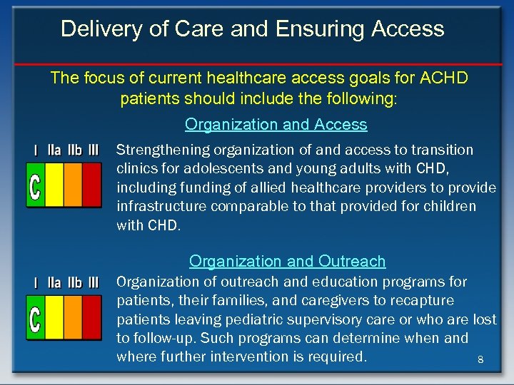 Delivery of Care and Ensuring Access The focus of current healthcare access goals for