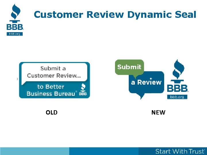 Customer Review Dynamic Seal OLD NEW 