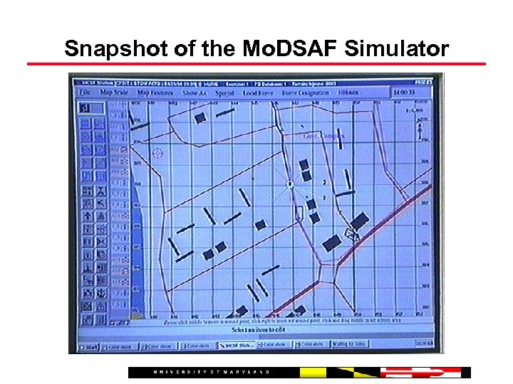Snapshot of the Mo. DSAF Simulator 