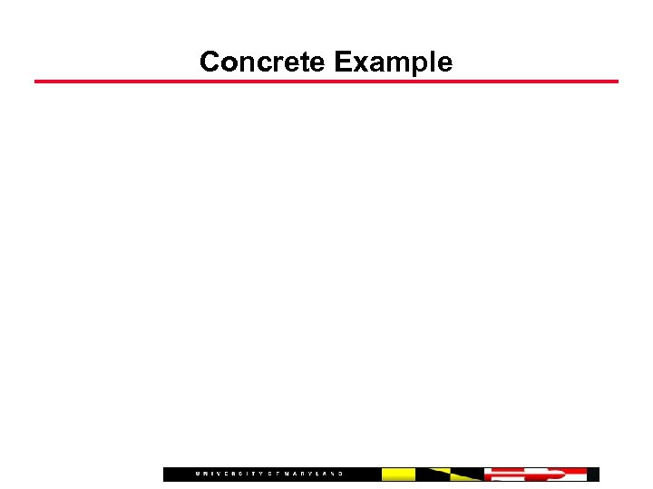 Concrete Example 