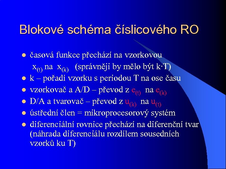 Automatizacni Systemy Ii Cast 1 Pozadavky Ke