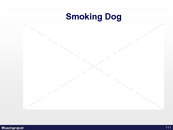 Smoking Dog #teachproject 111 