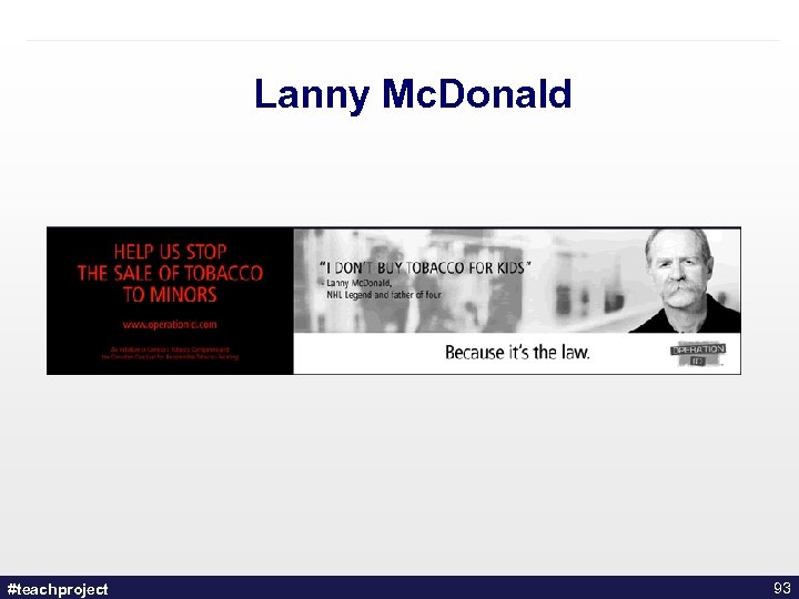 Lanny Mc. Donald #teachproject 93 