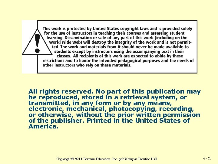 All rights reserved. No part of this publication may be reproduced, stored in a