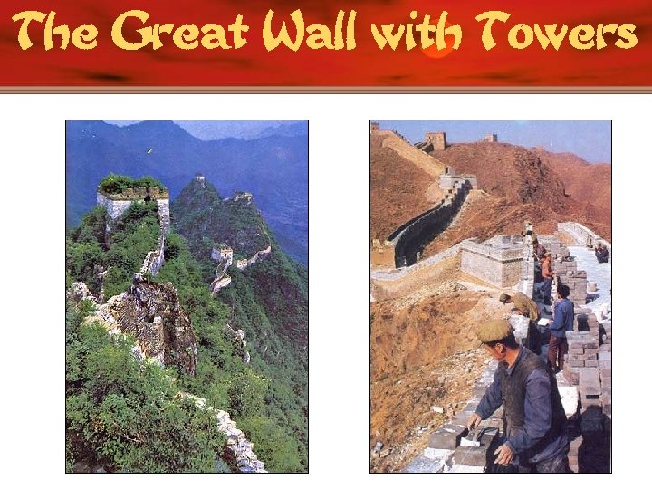 The Great Wall with Towers 