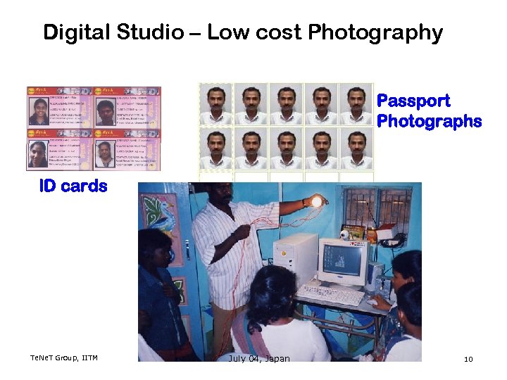 Digital Studio – Low cost Photography Passport Photographs ID cards Te. Ne. T Group,