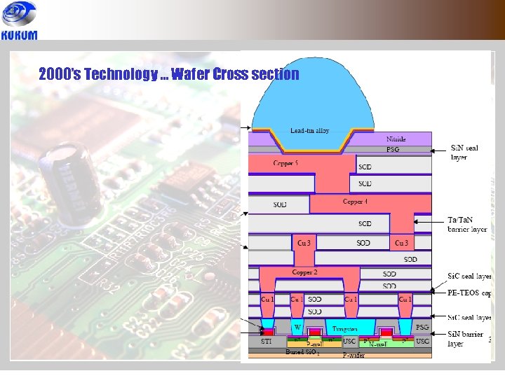 2000’s Technology … Wafer Cross section 