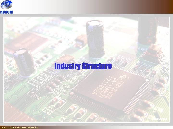 Industry Structure School of Microelectronic Engineering 