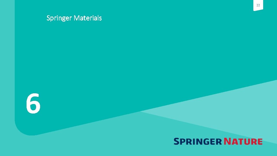 22 Springer Materials 6 