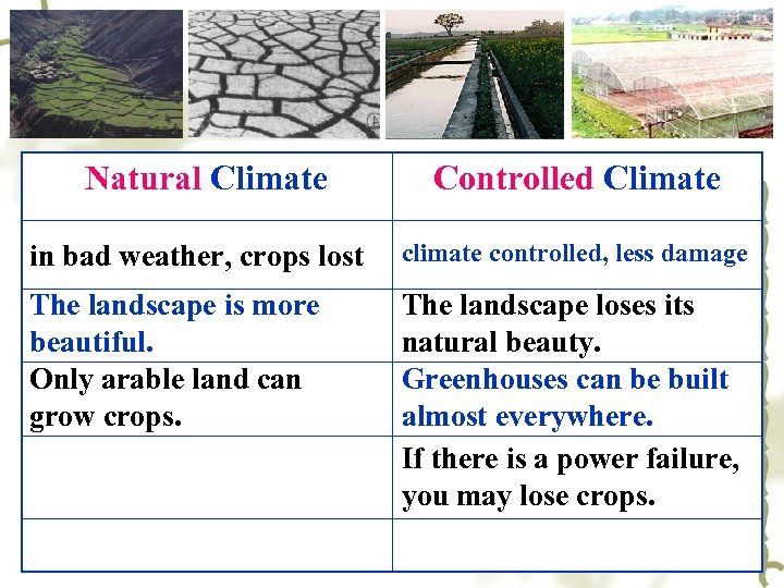 In Naturalpicture: the first Climate Controlled Climate * Terraced fields. Dry barren farmland. in.