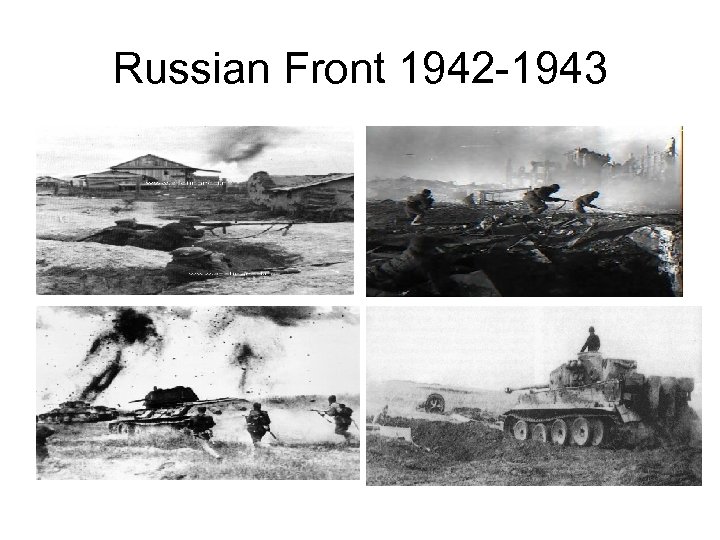 Russian Front 1942 -1943 