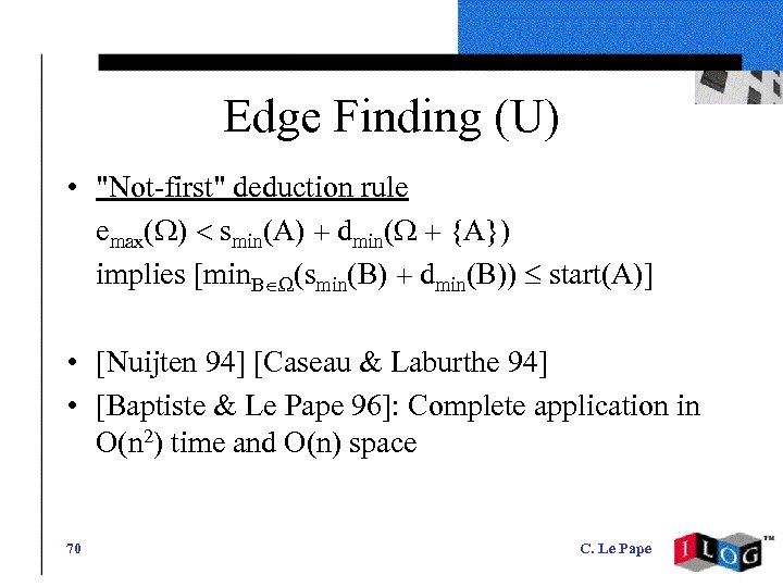 Edge Finding (U) • 
