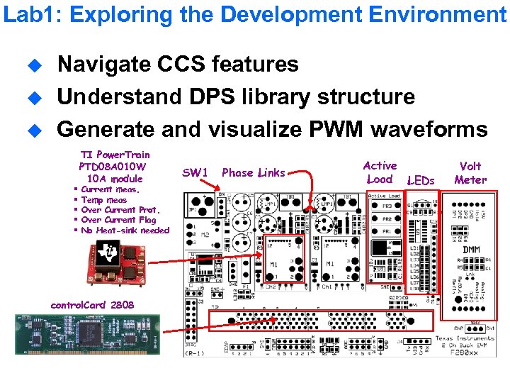 Lab 1: Exploring the Development Environment u u u Navigate CCS features Understand DPS