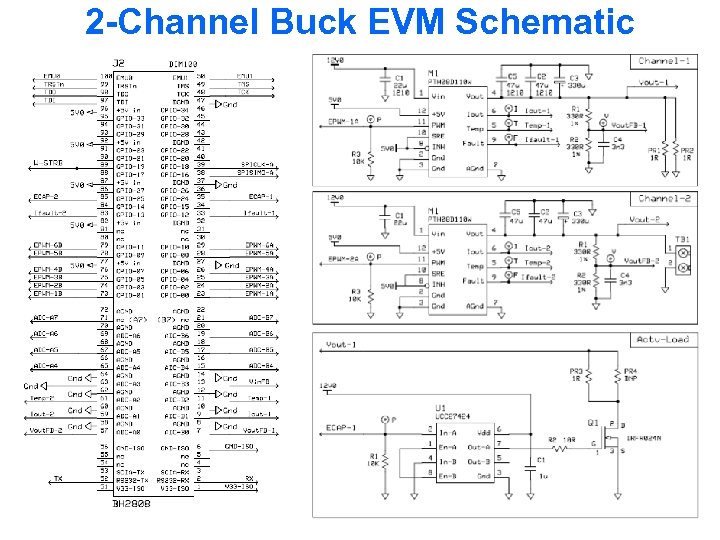 2 -Channel Buck EVM Schematic 