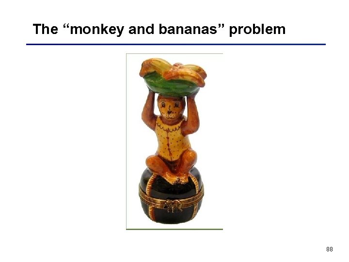 The “monkey and bananas” problem 88 