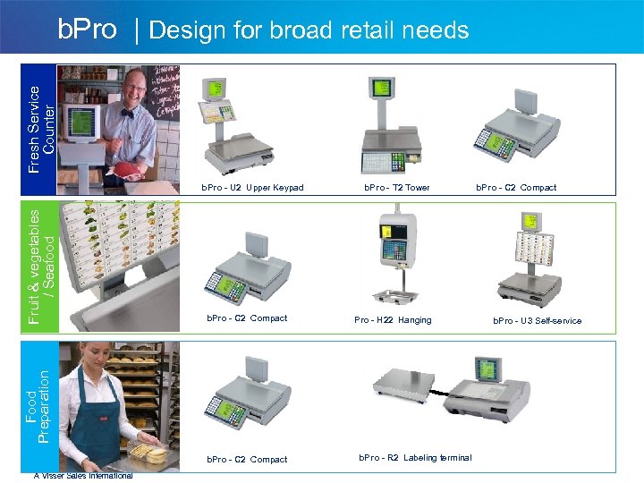 Fresh Service Counter b. Pro | Design for broad retail needs b. Pro -