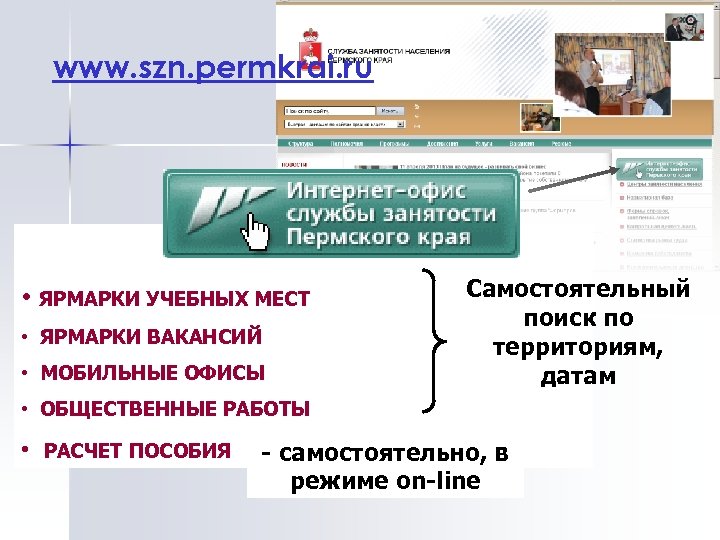 www. szn. permkrai. ru • ЯРМАРКИ УЧЕБНЫХ МЕСТ • ЯРМАРКИ ВАКАНСИЙ • МОБИЛЬНЫЕ ОФИСЫ