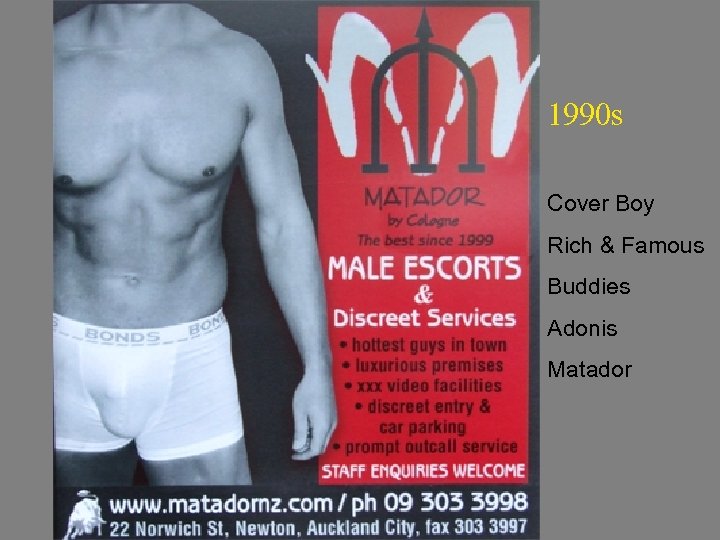 1990 s Cover Boy Rich & Famous Buddies Adonis Matador 