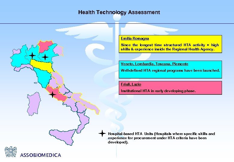 Health Technology Assessment Emilia Romagna Since the longest time structured HTA activity + high