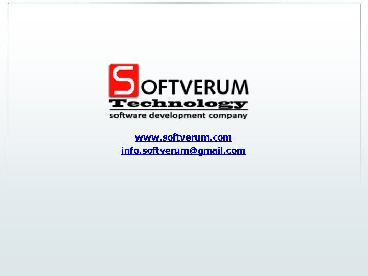 www. softverum. com info. softverum@gmail. com 