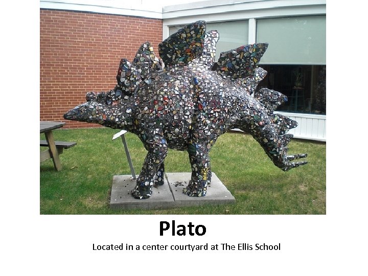Plato Located in a center courtyard at The Ellis School 