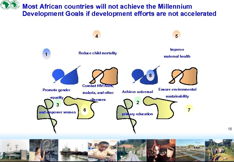 Most African countries will not achieve the Millennium Development Goals if development efforts are