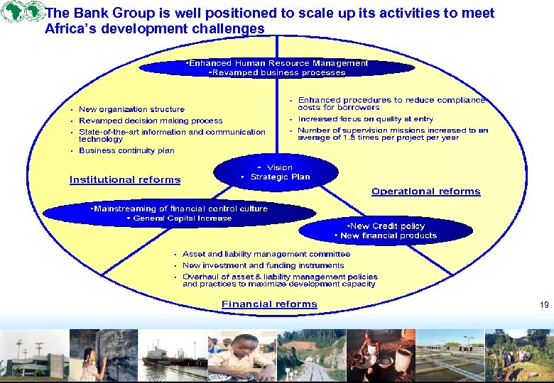 The Bank Group is well positioned to scale up its activities to meet Africa’s