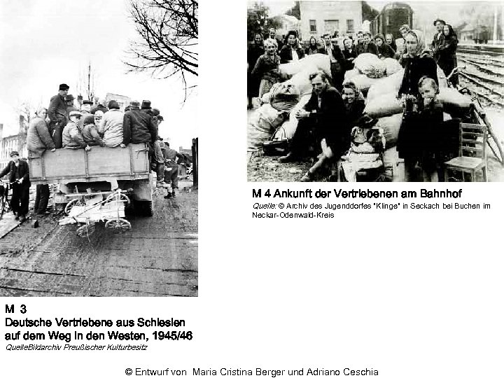 M 4 Ankunft der Vertriebenen am Bahnhof Quelle: © Archiv des Jugenddorfes 