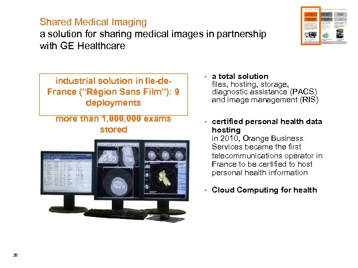 Shared Medical Imaging a solution for sharing medical images in partnership with GE Healthcare