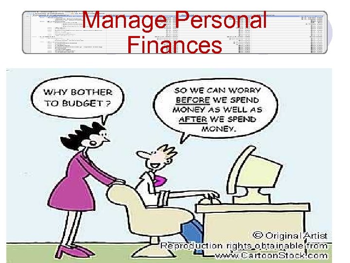Manage Personal Finances 