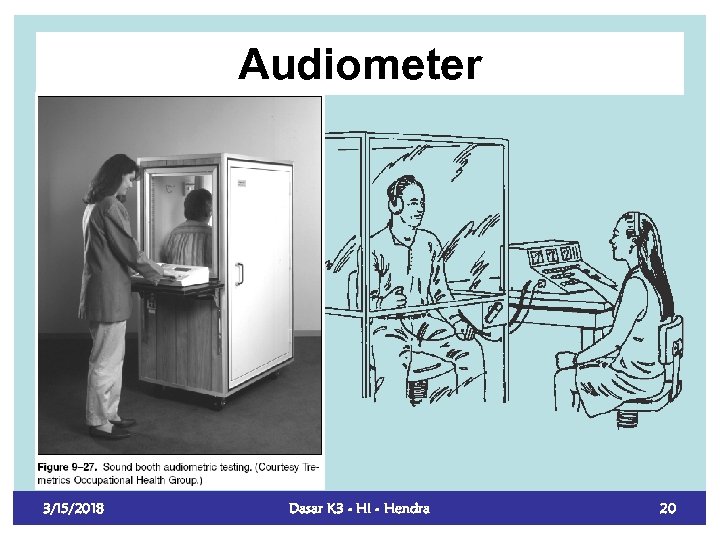 Audiometer 3/15/2018 Dasar K 3 - HI - Hendra 20 