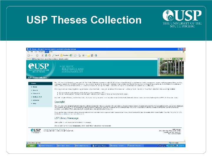 USP Theses Collection 