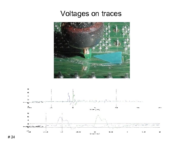 Voltages on traces # 24 