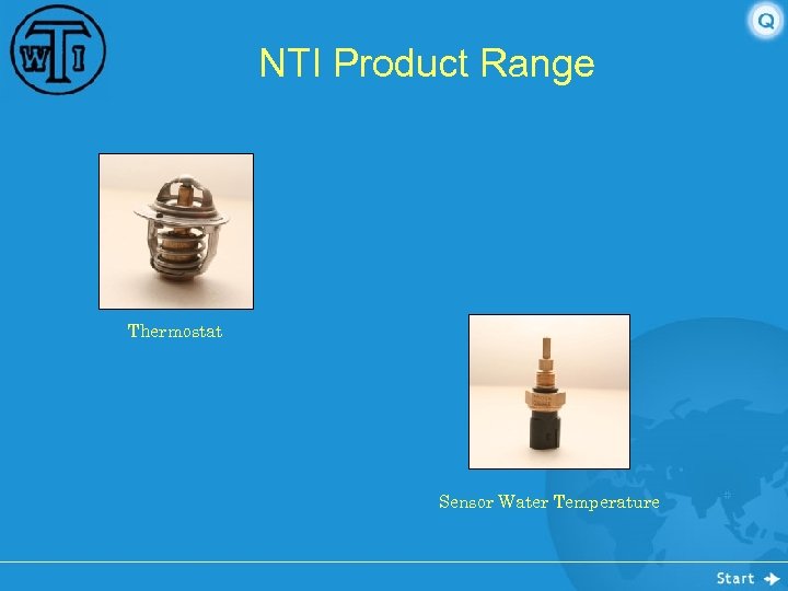 NTI Product Range Thermostat Sensor Water Temperature 