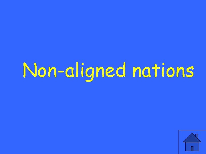 Non-aligned nations 