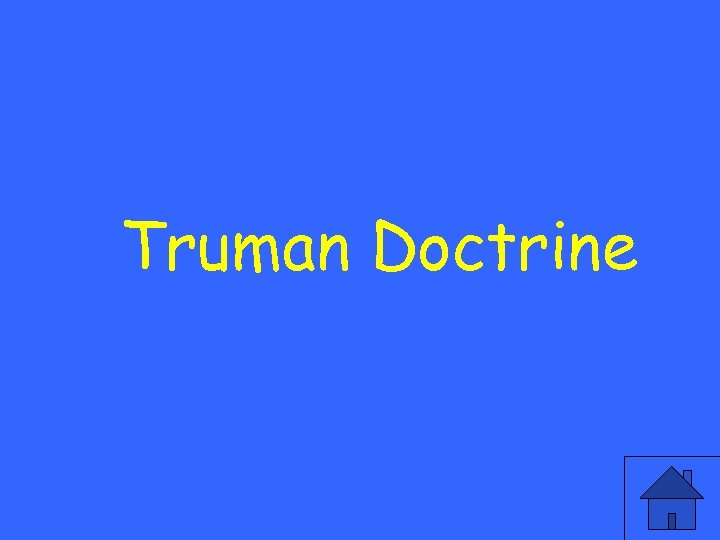 Truman Doctrine 