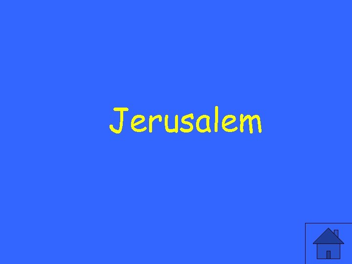 Jerusalem 