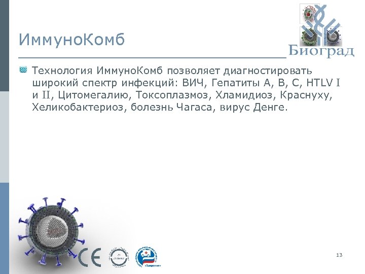 Иммуно. Комб Технология Иммуно. Комб позволяет диагностировать широкий спектр инфекций: ВИЧ, Гепатиты А, В,