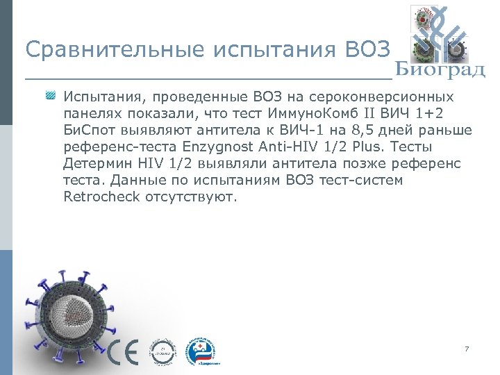 Воз подтвердил. Сравнительные испытания. Тестирование воз. Сероконверсионные панели ВИЧ что это.