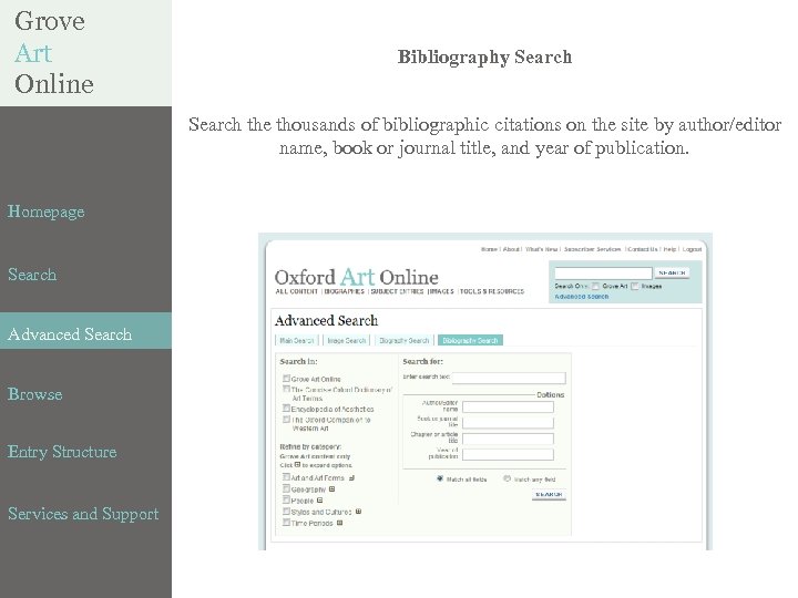 Grove Art BENEZIT Online DICTIONARY of ARTISTS Bibliography Search the thousands of bibliographic citations