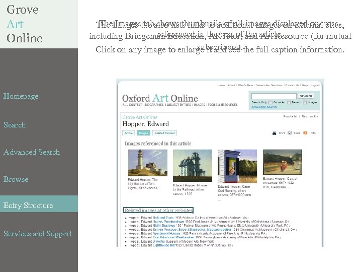 Grove Art BENEZIT Online DICTIONARY of ARTISTS Homepage Search Advanced Search Browse Entry Structure