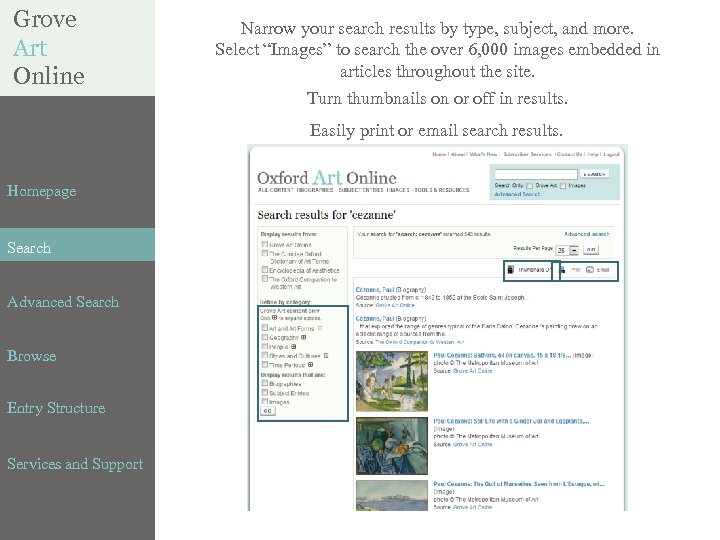 Grove Art BENEZIT Online DICTIONARY of ARTISTS Narrow your search results by type, subject,